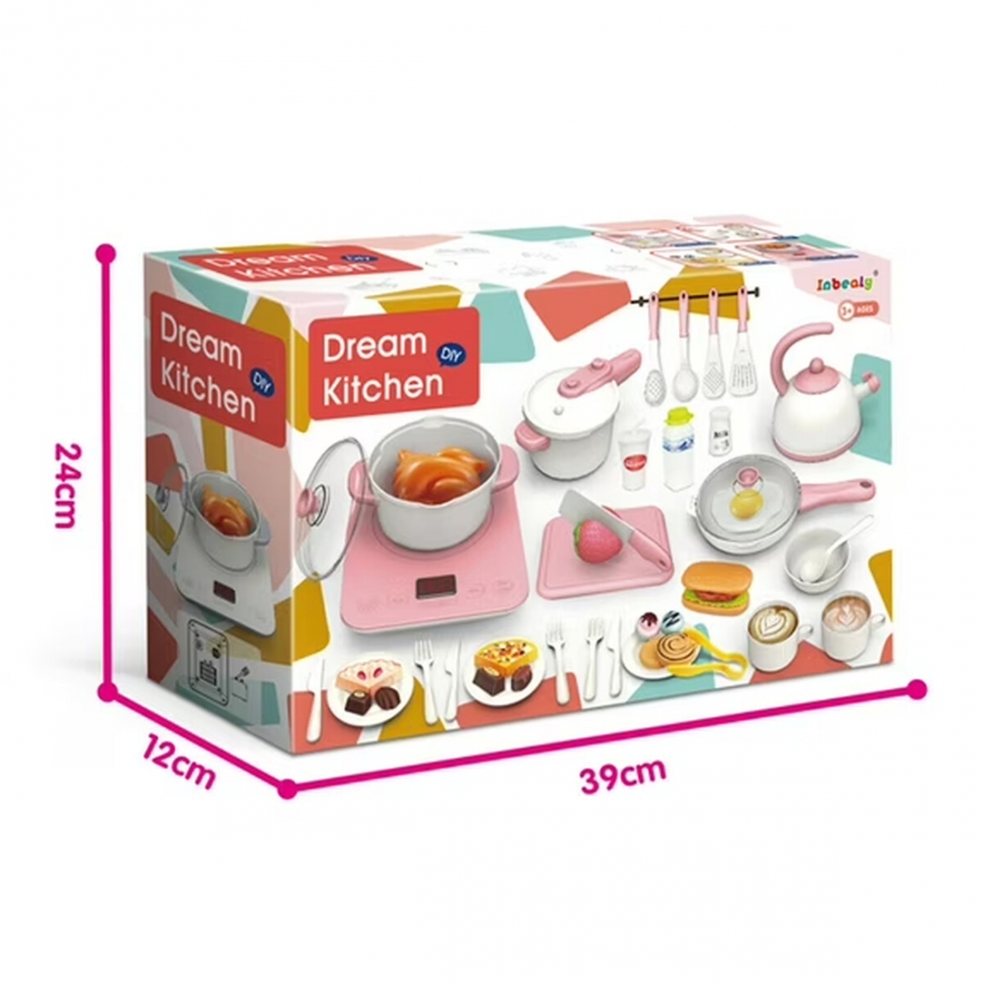 Cocina Infantil Valessati 55 Piezas Luz Y Sonido